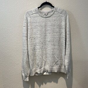 Merona Light Heathered Gray Crewneck Sweater Size Large